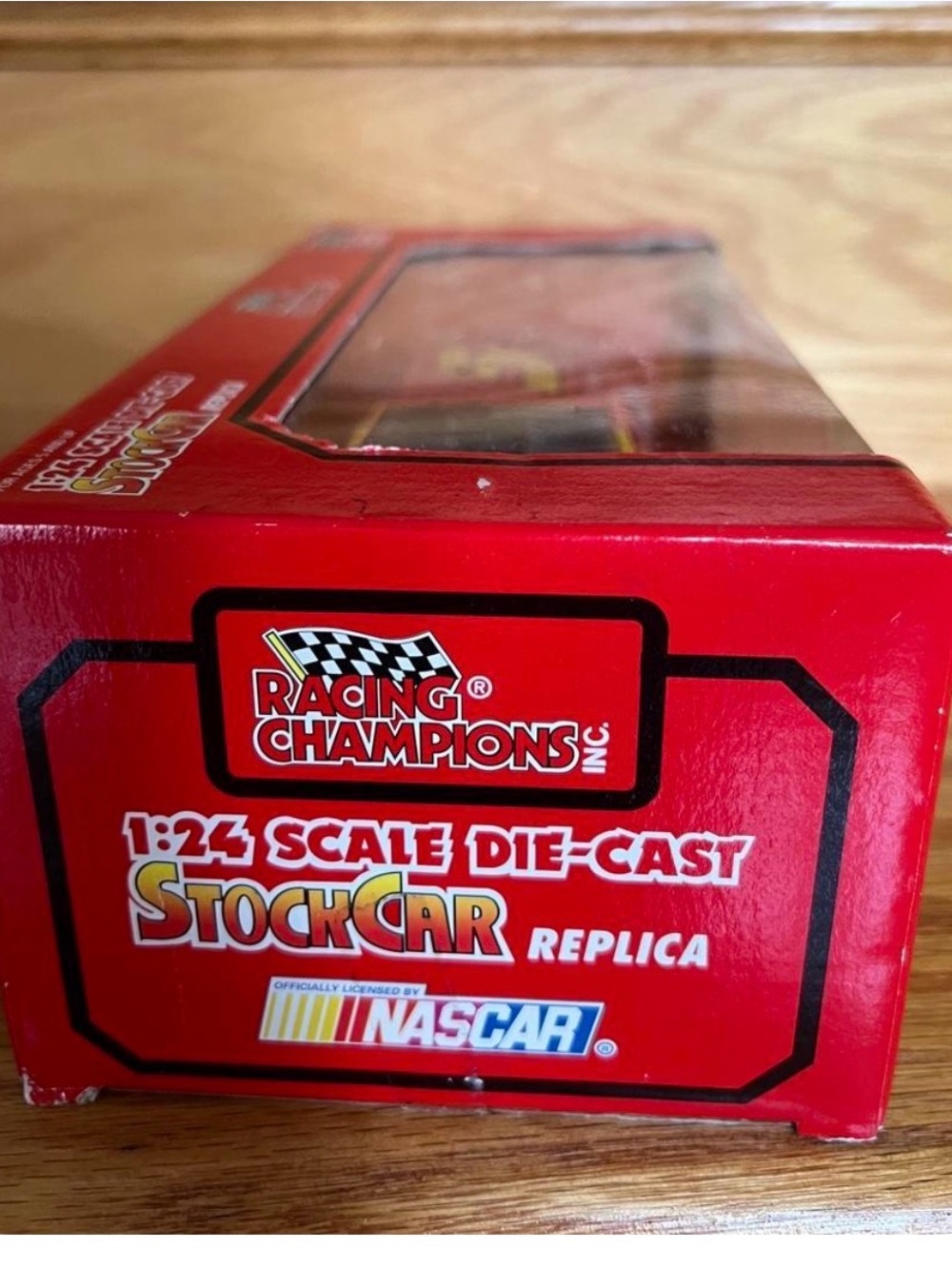 Red & Yellow Die-Cast Stock Car Toy - NASCAR Replica - Picture 3 of 5